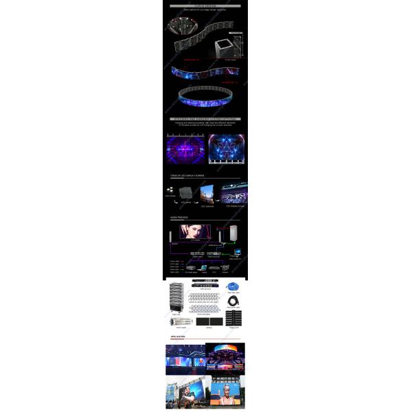 Reiss Manufacturer Best Price Outdoor Indoor Led Display Screen 500*1000mm P3.91 Stage Advertising Background for Rental Ledwall