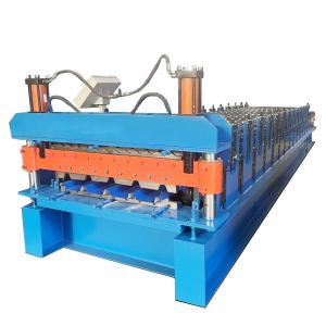 China Roof Sheet Form 1250mm Double Layer Roll Forming Machine 380Volt Long Service Life wholesale