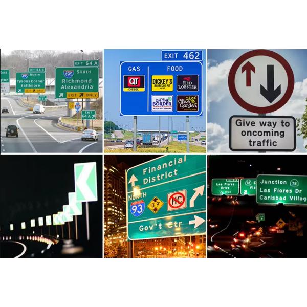 Custom Factory Price Safety Signage Reflective Aluminum Street Sign White Blank Metal Sign Making Traffic Stop Signs