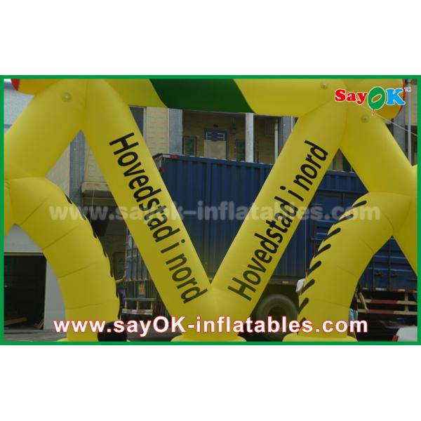 Customized Shape Giant Promotional Inflatable Bicycle Model with CE Blower