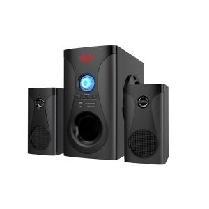 HiFi Surround Sound Electronic Home Theater 2.1 Multimedia Speaker System for Leisure
