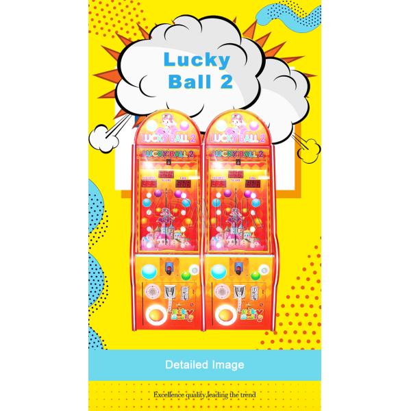Cute Lucky Ball Amusement Game Machines / Lottery Ticket Machine