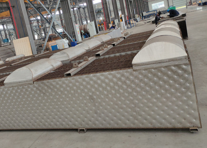 Commercial Pillow Plate Heat Exchangers Refrigeration Cooling Fiber Laser Cold Plate