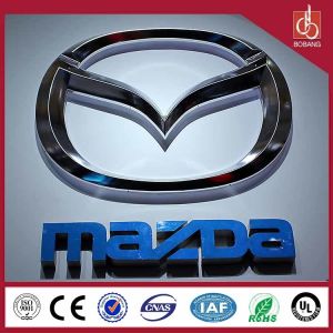 China Good Quality Vacuum Formed brightness 3D japanese car logos wholesale