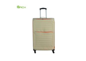 China Light Weight Travel Trolley Soft Sided Luggage with Front Pockets wholesale