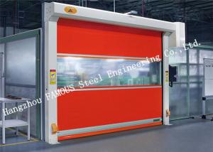 China Automatic High Speed PVC Fabric Aluminium Alloy Electric Roller Shutter Doors wholesale
