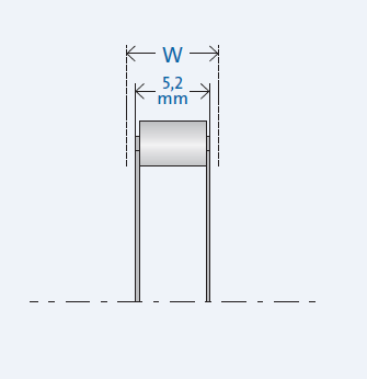 RL series roller type one way freewheel clutch apply in package machine