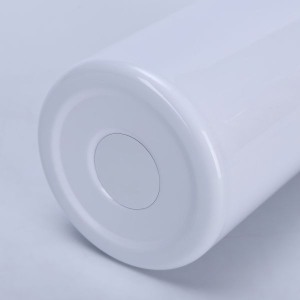 14oz Sublimation White Stainless Steel Water Bottle Tumbler With Portable Slip-Top Lid Vacuum Insulated Kids Water Bottle