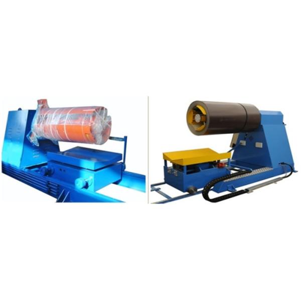 PCL Hydraulic Decoiler Machine For Colored Roofing Sheet Roll Forming Machine