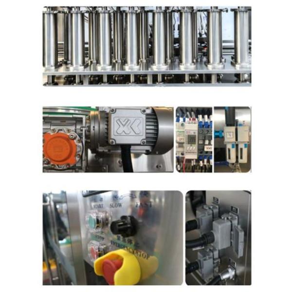 80 Bpm 200ml Plastic Bottle Filling Machine 16 Nozzles Glass Bottle Packing Machine