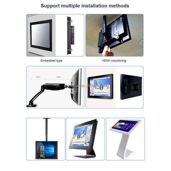 1920*1080 21.5 inch led backlight pos touch screen lcd pop up display with mini PC Win11/Android/ Linux OS