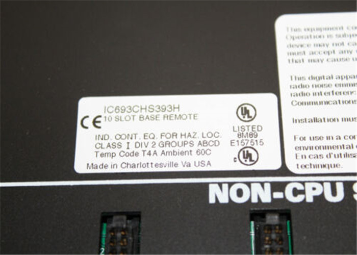 China GE FANUC IC693CHS393F ENHANCED 10-SLOT REMOTE BASE EXPANSION EMI one year warranty wholesale