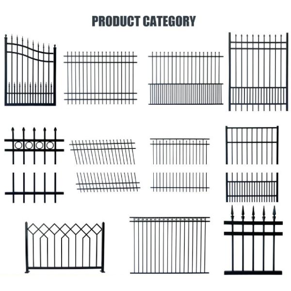 Galvanized Welded 1.8x2.4m Tubular Steel Fence OHSAS Approval