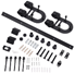 Interior sliding door accessories industry hanging door rollers sliding barn door hardware kit