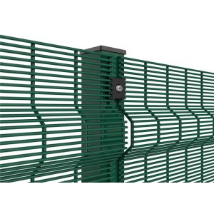 Hot - Dip Galvanized 358 Welded Mesh Security Fencing / Prison Fencing