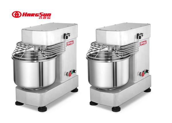 Quality 10L SS Small Spiral Mixer Variable Frequency Speed Adjustable 750w Table Top Dough Mixer for sale