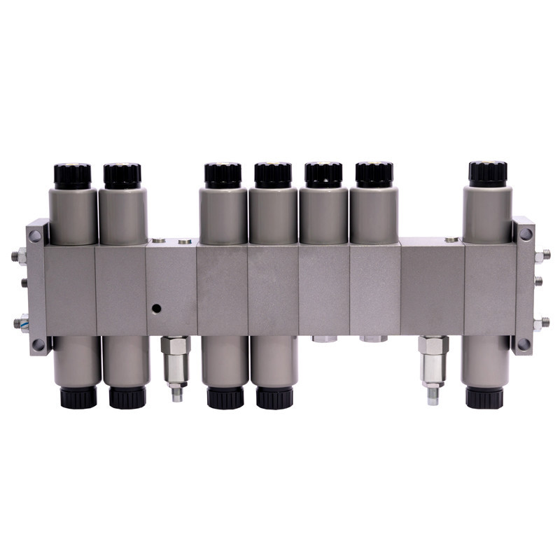 China Proportional Hydraulic Solenoid Manifold Modular solenoid Manifold Flow Valve wholesale