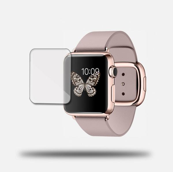 Quality 38mm Apple Watch Tempered Glass Screen Protector with 0.33mm thickness, 9H hardness for sale