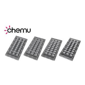 Buy cheap 210x104mm 4x3030 LED Lighting Lens , 27 In 1 Transparent Custom Light Lenses from wholesalers