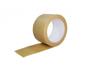 China 50mm X 50m Strong Kraft Paper Sealing Tape Rolls Self Adhesive Packaging Tapes wholesale