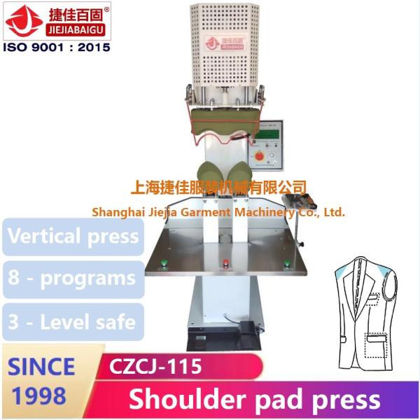 Vertical Close Commercial suit Press 0.4-0.6MPa Italy made steam valve different kind of fabric commercial laundry press