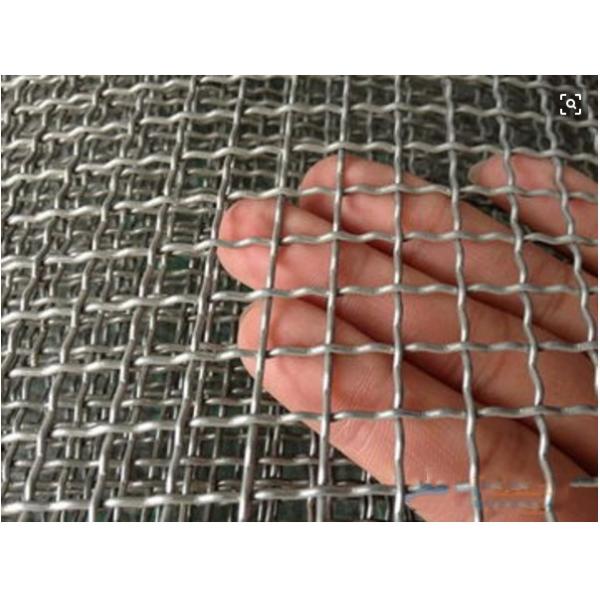 Corrosion Resistance Crimped Wire Cloth High Temperature Resistant For Fence