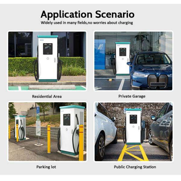 240kw DC Fast EV Charger for Tesla KIWI Wireless Charging Station and OCPP 1.6J/1.5J