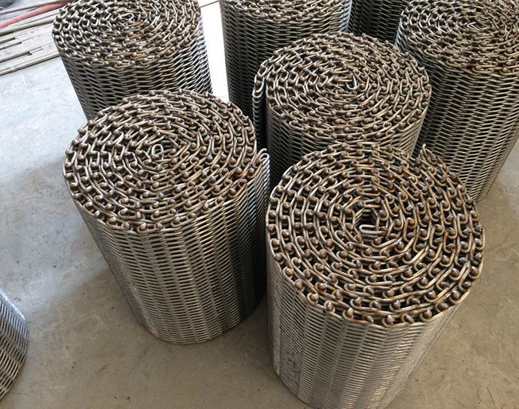 Metal Chain Conveyor Belt For Curing Furnace Abrasion Resistance ISO9001
