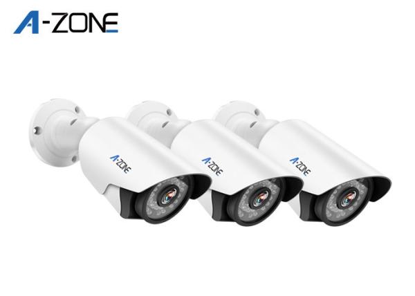 Quality Night Vision Security Camera 5MP , Commercial Ip Cctv Bullet Camera  White Case for sale