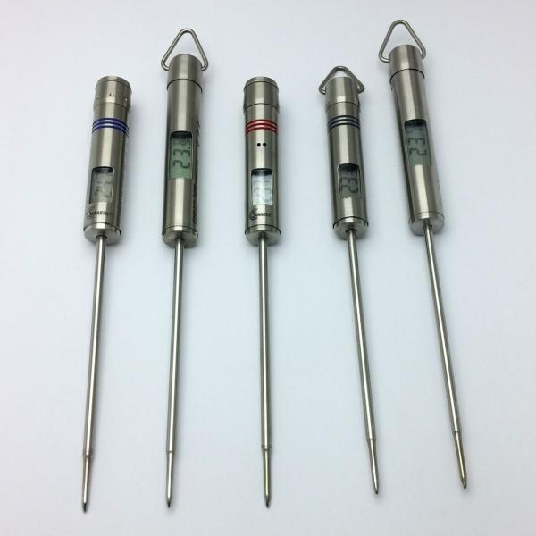 Stainless Steel Instant Read Food Thermometer , Cooking Probe Thermometer Good Heat Insulation