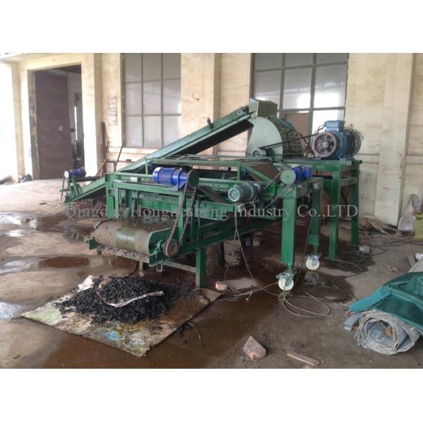 150mm Green Scrap Rubber Steel Separator Scrap Rubber Friction Separating Machine