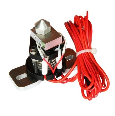 Metal 3D Printer Kits , Reprap Hot End V2.0 with 0.35mm / 0.4mm nozzle