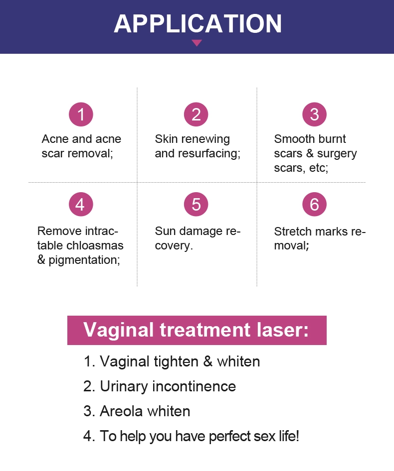 Vaginal Tightening Fractional Co2 Laser Machine 10600nm