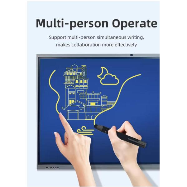 55 Inch Interactive Whiteboard Screen Life Time ≥50000 Hours Contrast Typ 1200 1