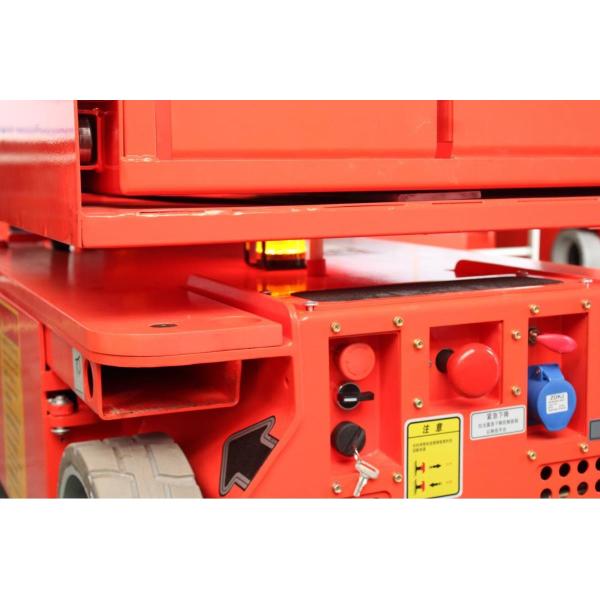 24VDC Aerial Work Platform 3.6m Height With Tilting Protection