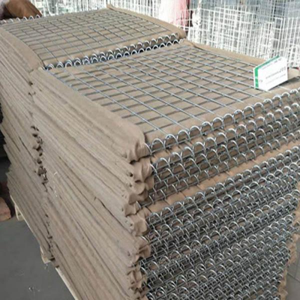 Army Galfan Bastion Steel 75X75mm Hesco Sand Barrier Wall