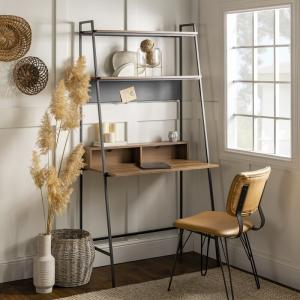China Adjustable Home Writing Computer Ladder Shelf Desk MDF Furniture on sale