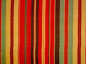 China Tear - Resistant Printed Cotton Canvas With Multi Coloured Stripe wholesale