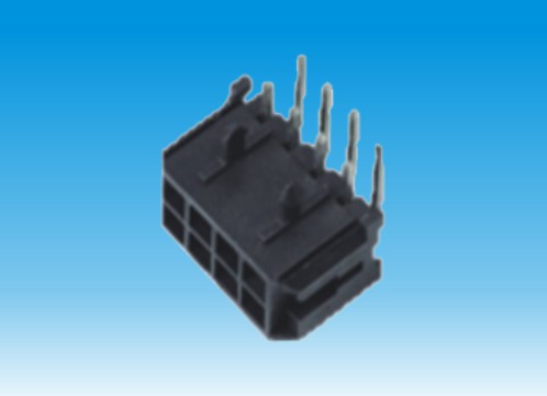 Wafer Dual Row Pin Header DIP LCP Beryllium Copper Clip Material