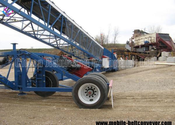 Quality Movable Customize Rubber Telescopic Belt Conveyor With Adjustable Height for sale