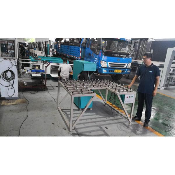 X Type Glass Edge Polishing Machine 50 Hz Power With PLC Control System
