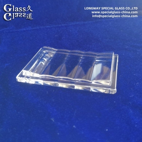 Custom Clear Textured Pyrex Led Cover Lens For Led Lighting Output
