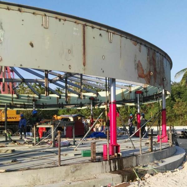 Advanced Hydraulic Jacking System for Tank Construction