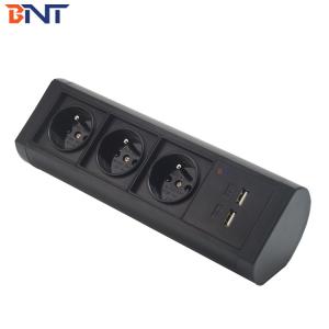 China three french power interface movable office desk socket  used in conference room BTS-302FR on sale