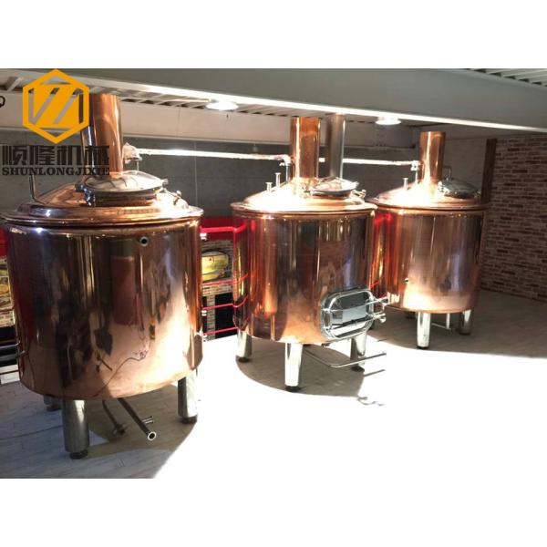 Two Vessels Industrial Brewing Equipment , 3HL SS Commercial Micro Brewing Equipment