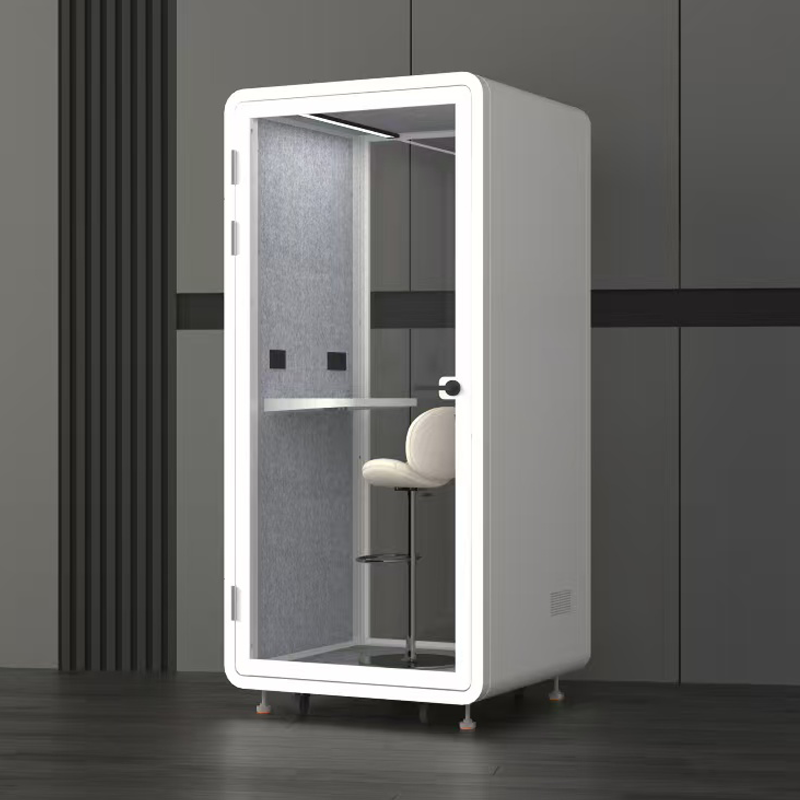 Customized Office Sound Proof Booth , Prefab Home Office Pod 380kg