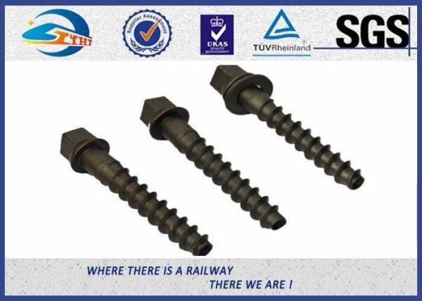 Quality Ss series sleeper screw with washer for Railway Fastening System for sale