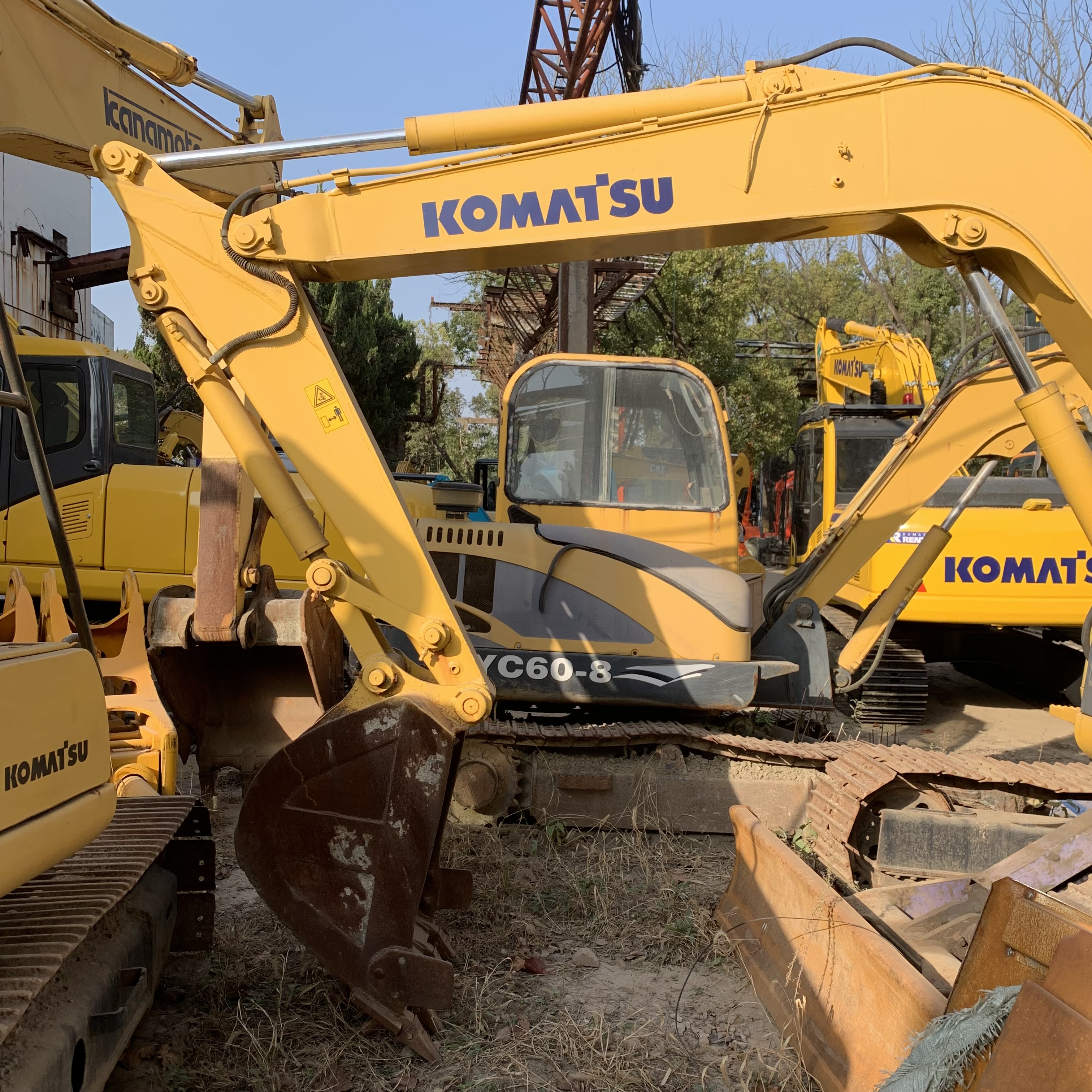 7tons hydraulic excavator Komatsu PC70 second-hand low price