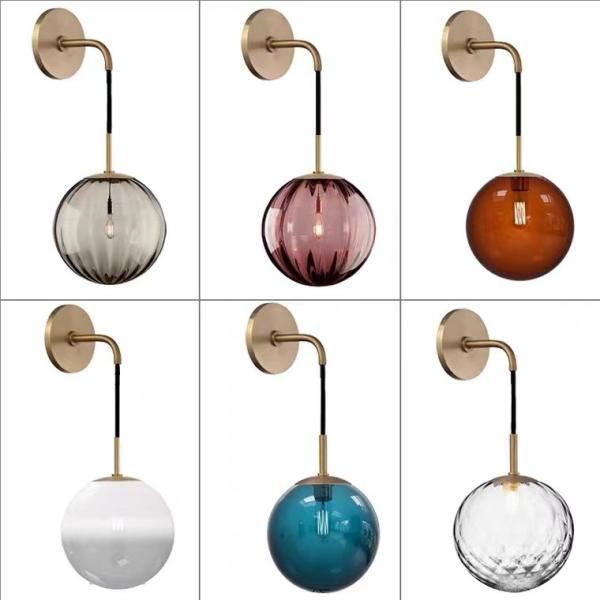 Minimalist gold and black led bedroom wall lights simple black led minimalist indoor Wall Lamp