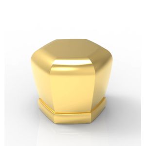 China ISO 9001 Hanging Plating Zinc Alloy Perfume Bottle Cap wholesale